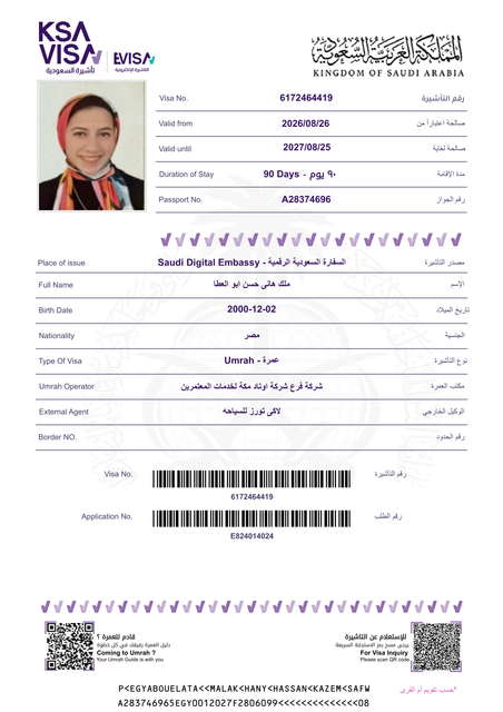 ملك هانى حسن ابو العطا