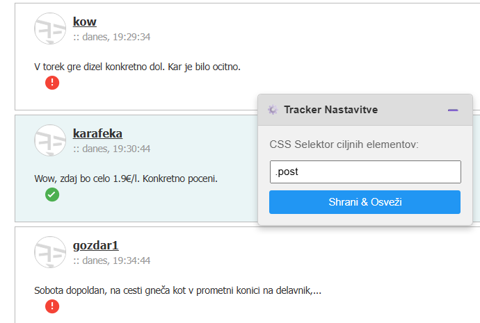 Za popi* lamersko, menda dela.