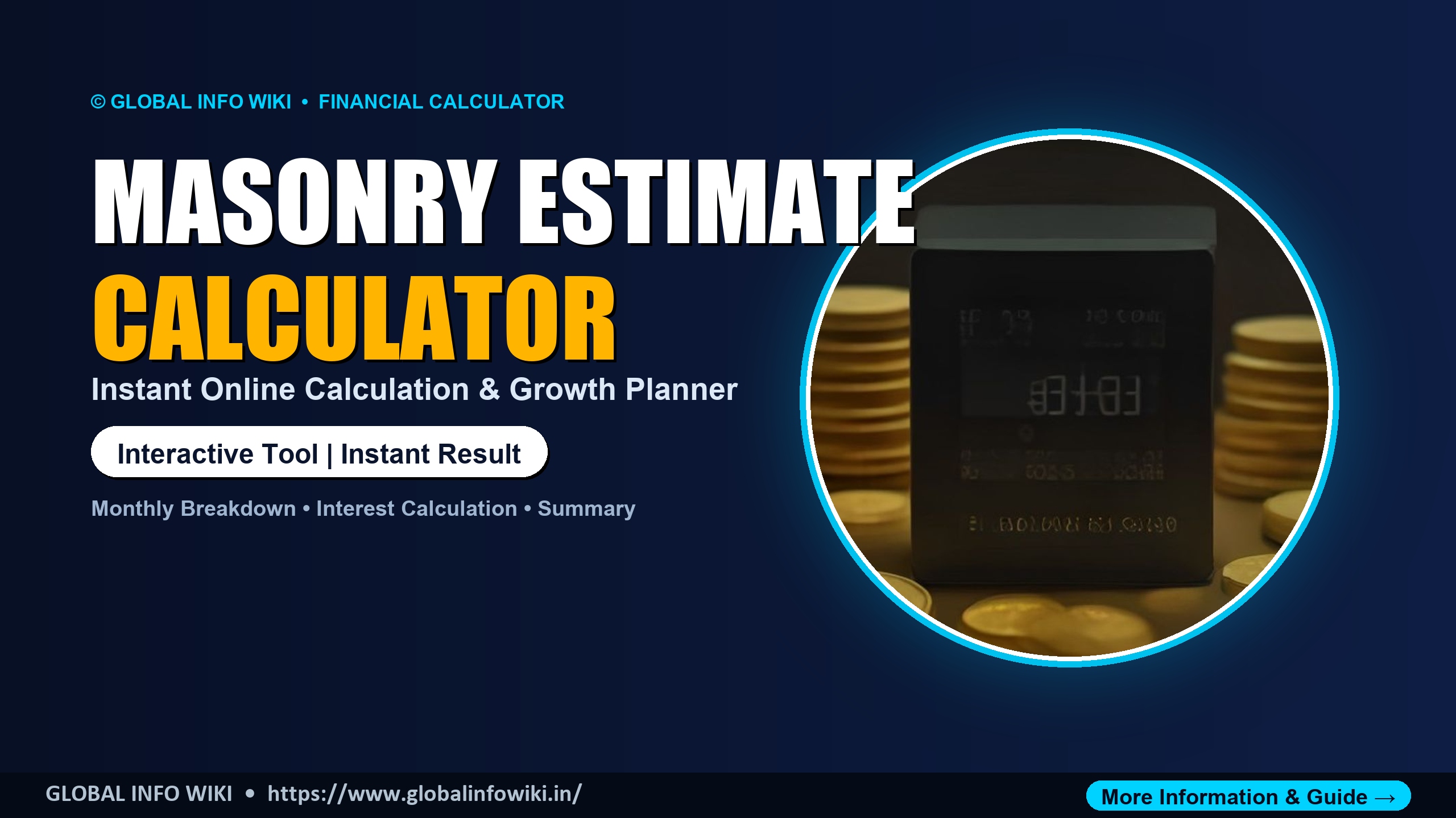 Masonry Calculator — Estimate CMU Block, Mortar & Wall Materials Masonry Calculator — Estimate CMU Block, Mortar & Wall Materials