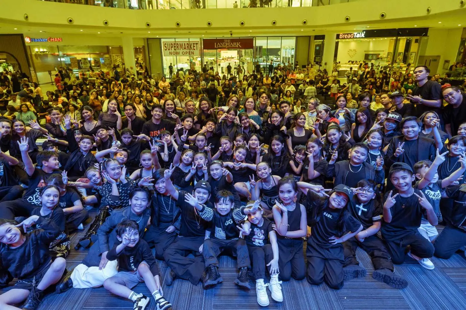 Young Filipino models and performers at Art on the Runway 2025