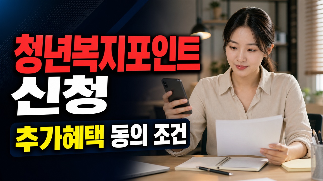 연 120만 포인트만이 아니다? 2026 경기도 청년복지포인트 신청방법과 추가혜택 동의 조건 관련 핵심 정보를 상징적으로 보여주는 썸네일 이미지