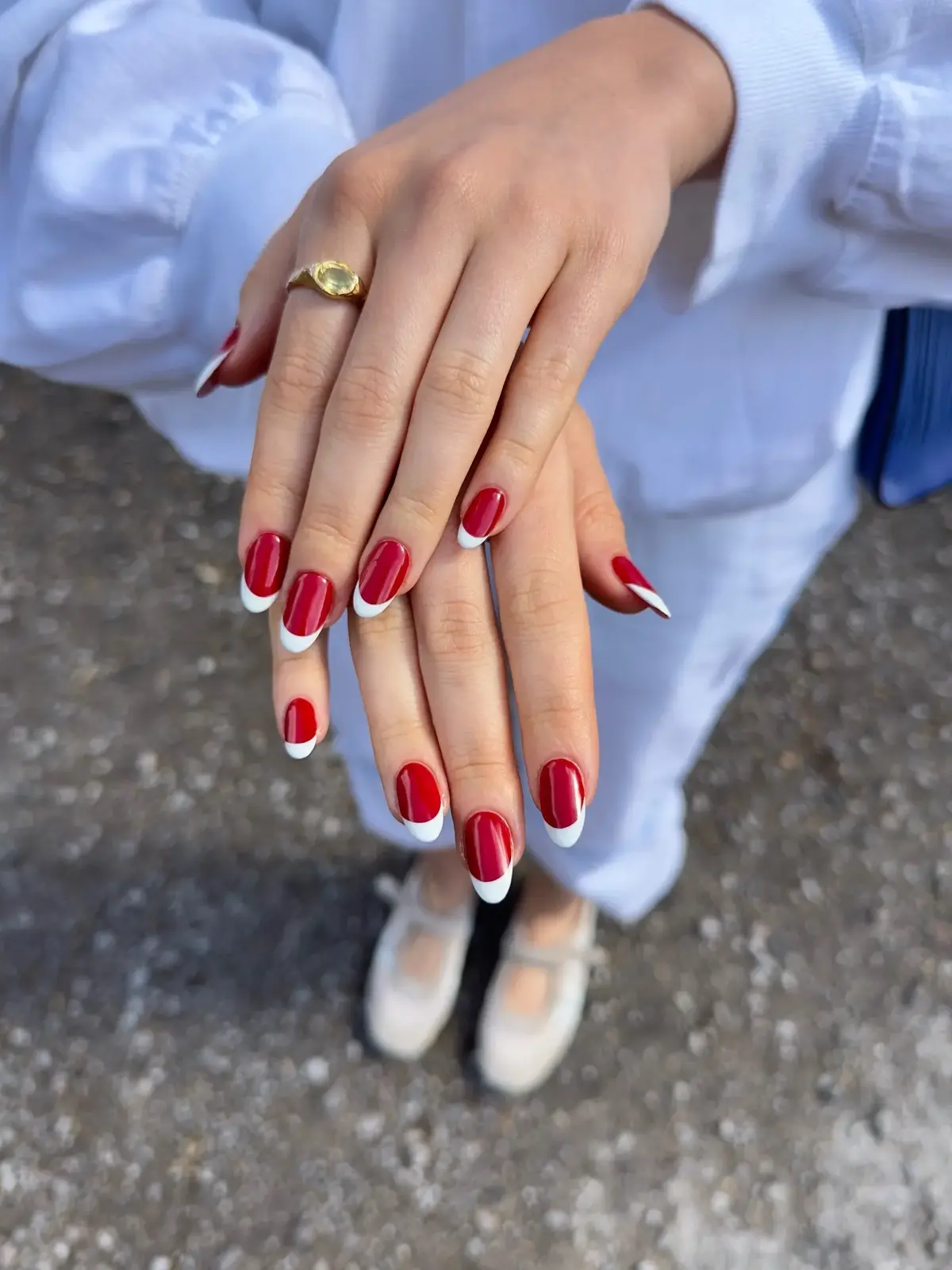 Cherry French Nails Take Centre Stage This Summer