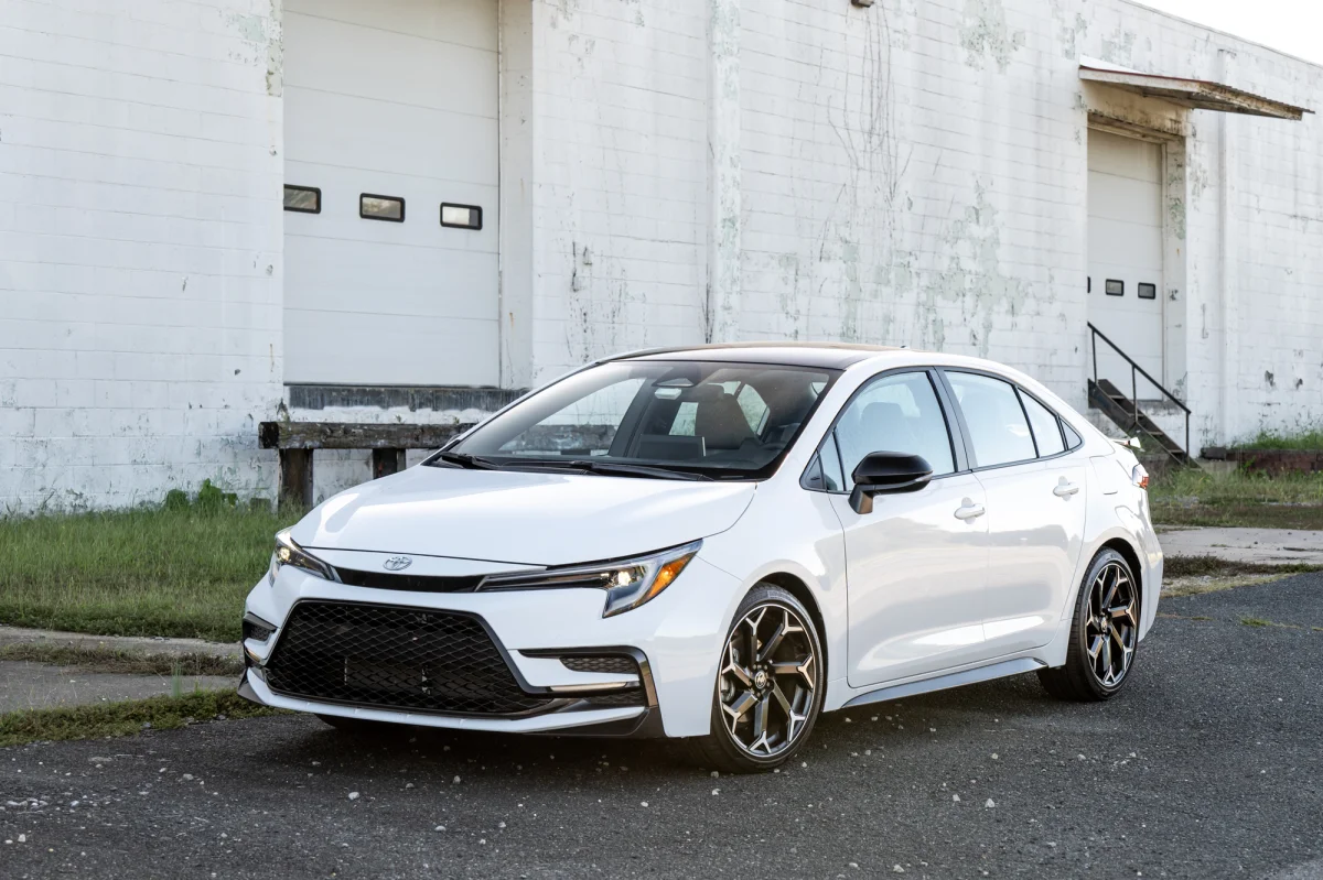 Toyota Corolla  rental with driver