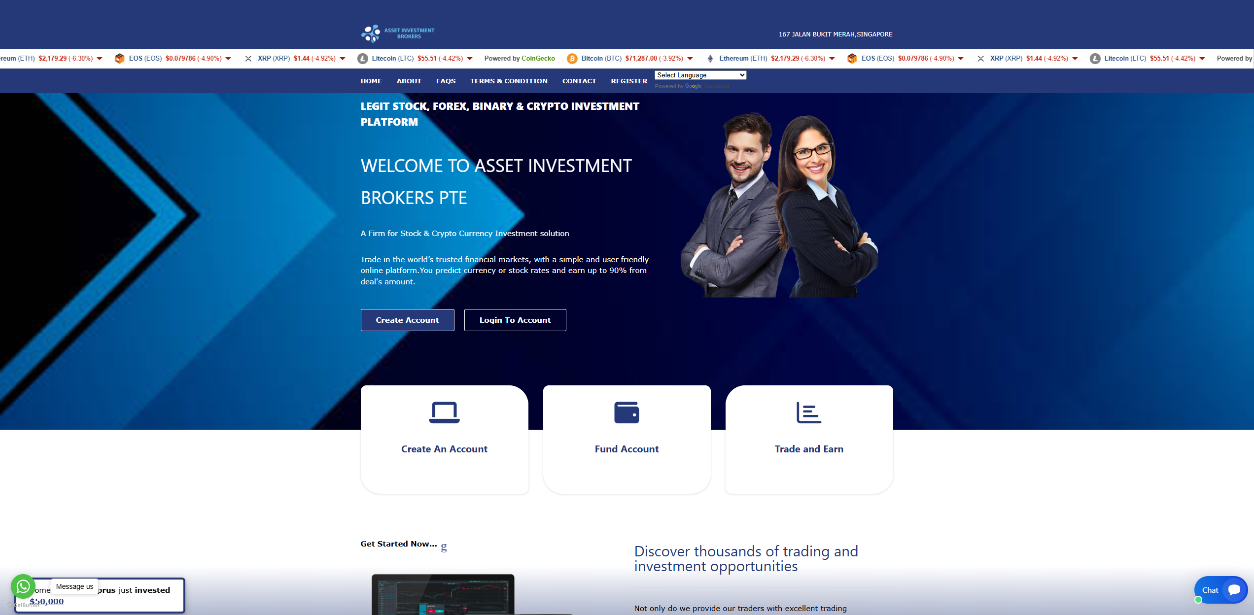 Stored capture of assetinvestbrokers.com