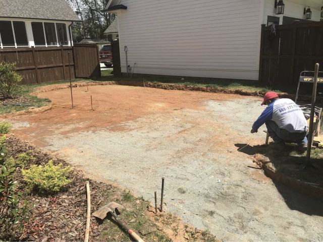 E & H Hardscape outdoor project