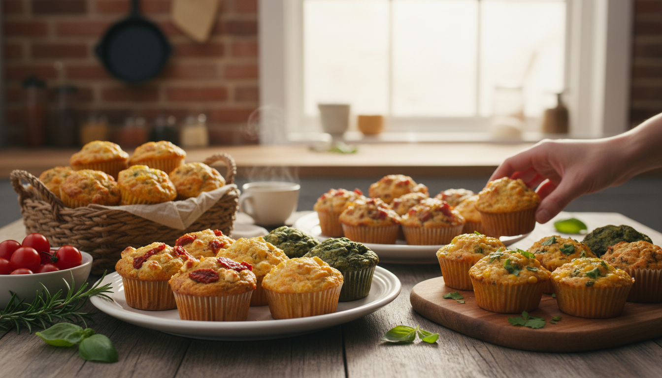 Savory Muffin Recipes for Any Meal | muffins recipes