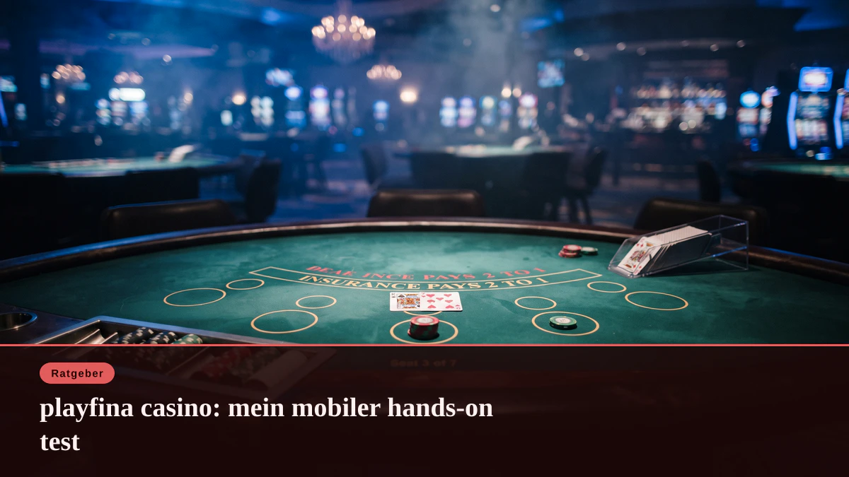 playfina casino: mein mobiler hands-on test