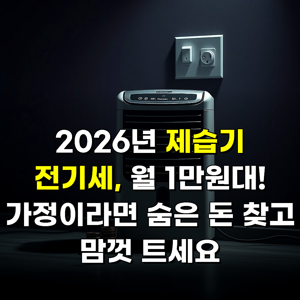 제습기 전기세 관련 정보 썸네일
