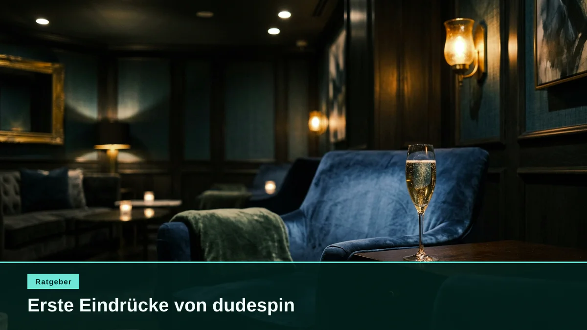 Erste Eindrücke von dudespin