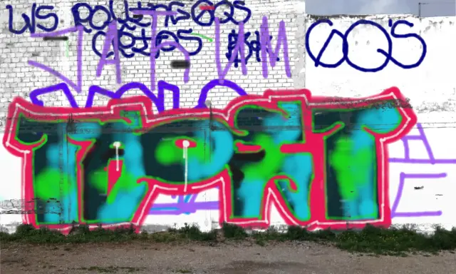 Graffiti artwork by taost
