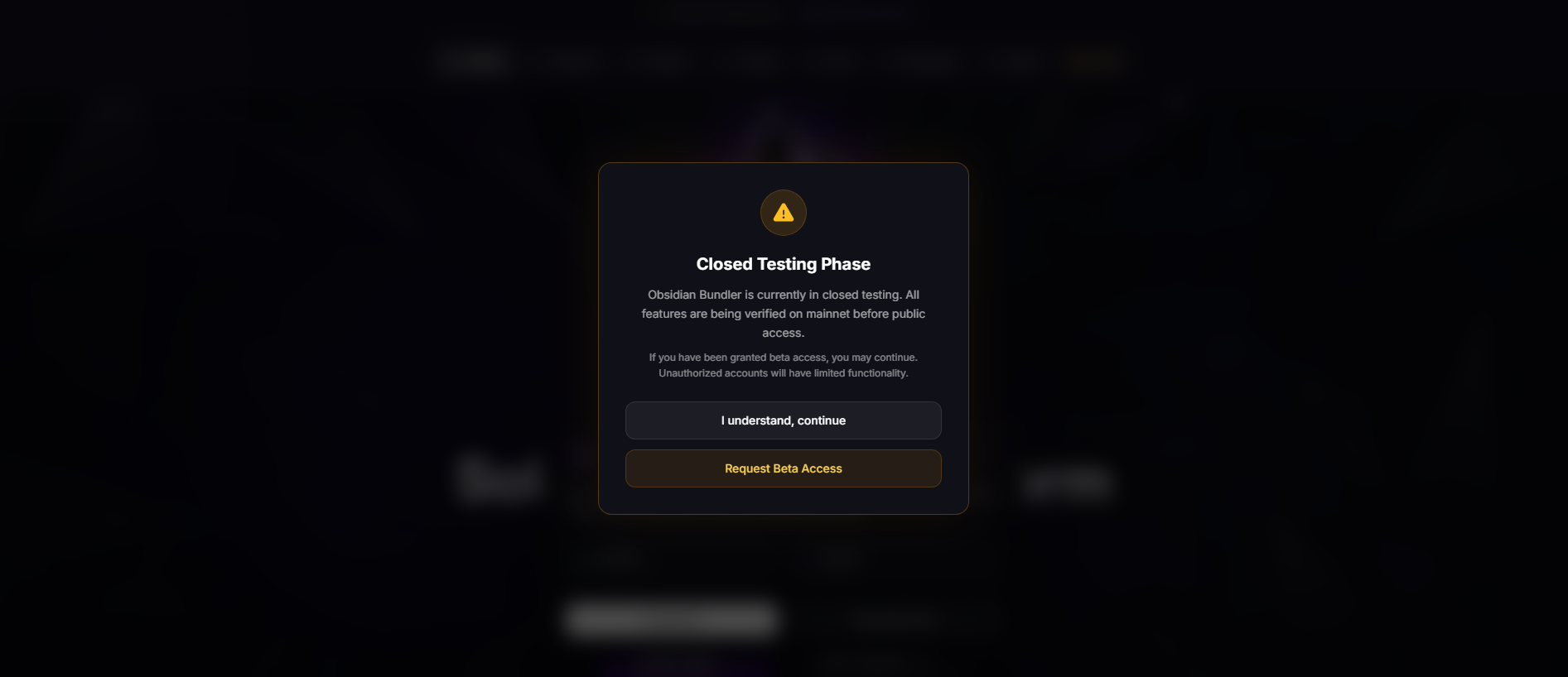 Stored capture of obsidianbundler.com