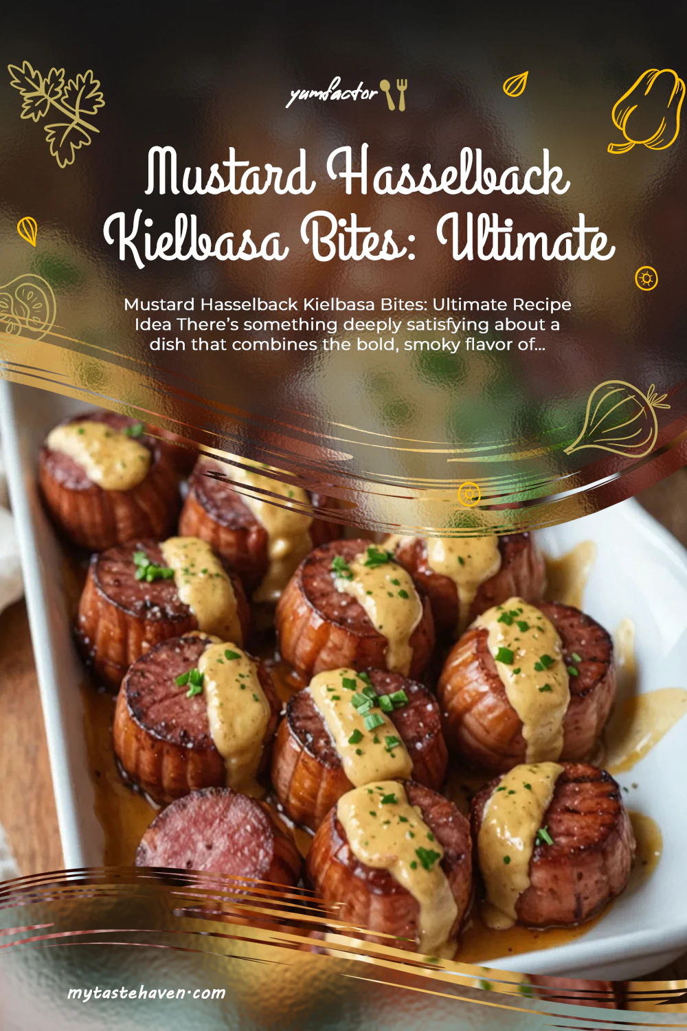 Mustard Hasselback Kielbasa Bites: Ultimate Recipe Idea