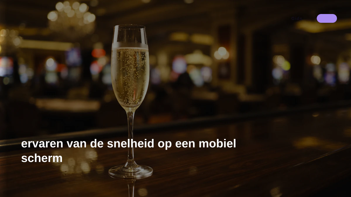 ervaren van de snelheid op een mobiel scherm