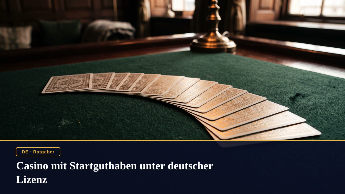 Casino mit Startguthaben unter deutscher Lizenz