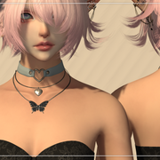 Choker dyed