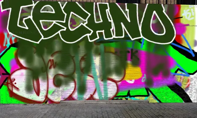 Graffiti artwork by Tkiz