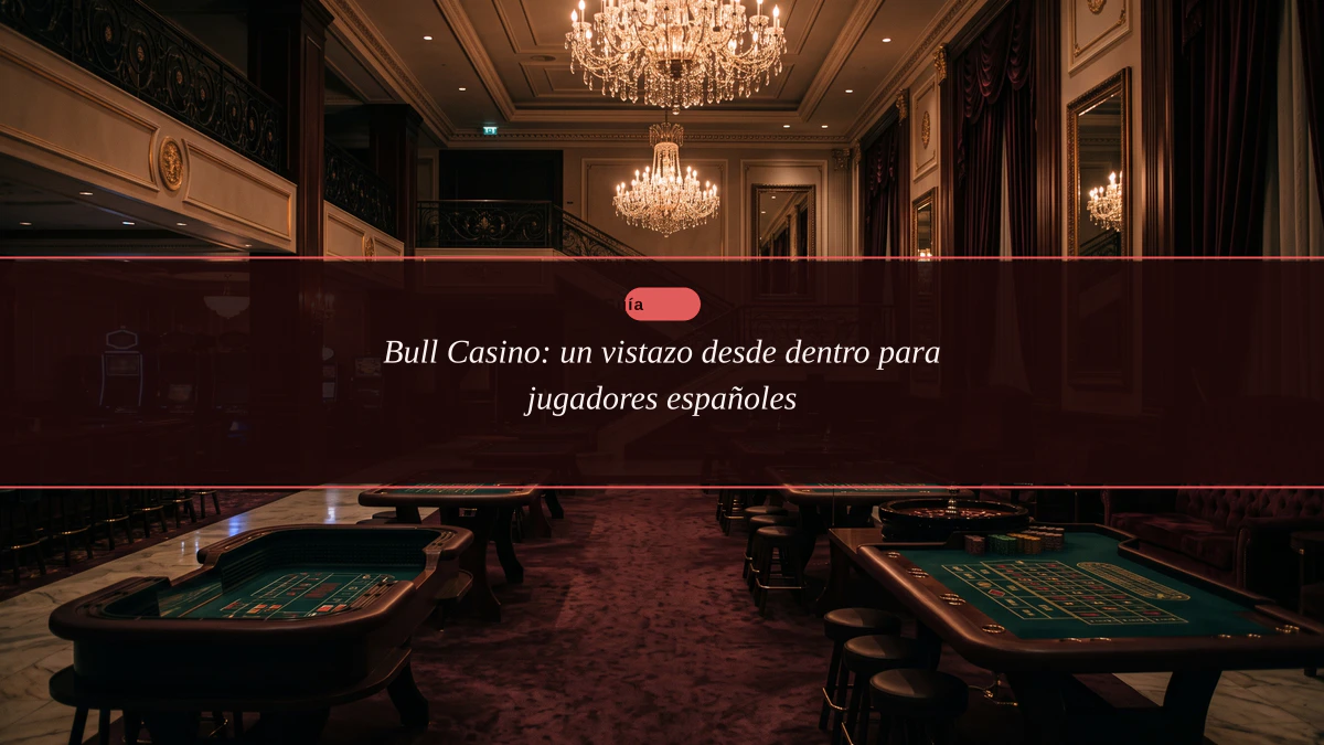 Bull Casino: un vistazo desde dentro para jugadores españoles