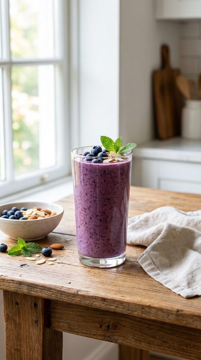 8. Blueberry Almond Butter Brain Booster — Focus Enhancing Start