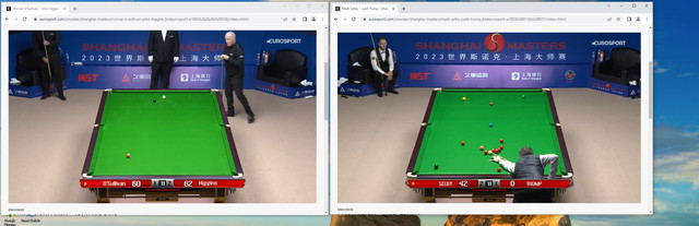 Snooker-Screen
