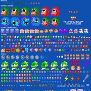 Arcade Bubble Bobble General Sprites