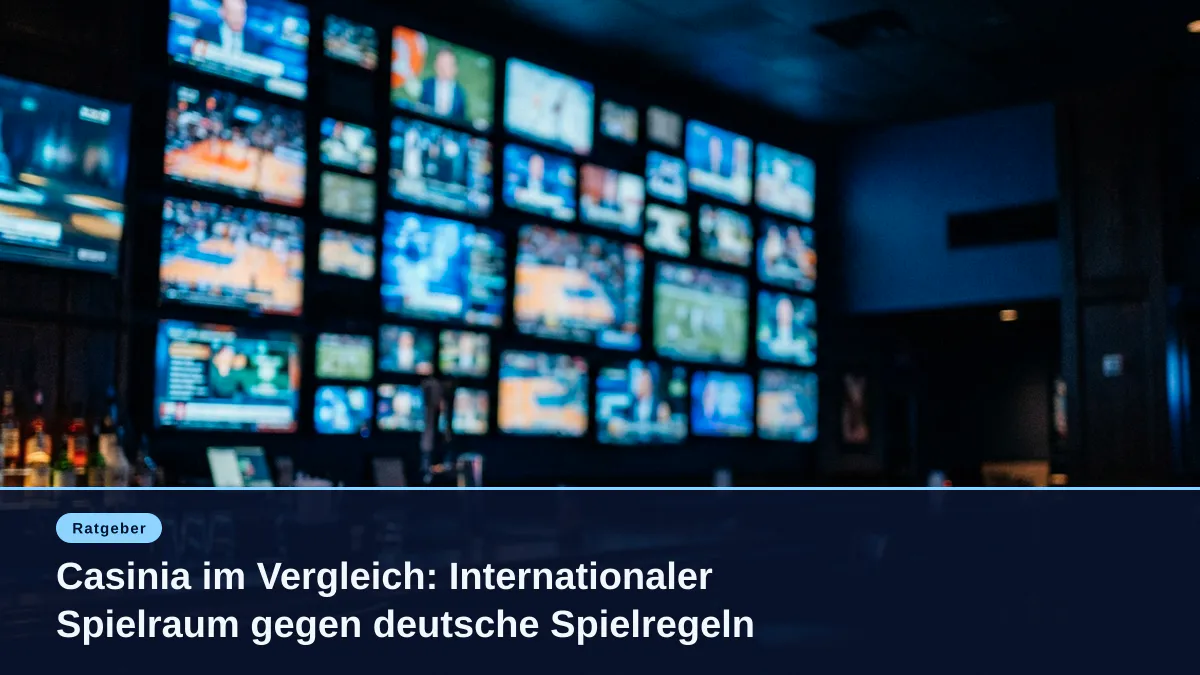 Casinia im Vergleich: Internationaler Spielraum gegen deutsche Spielregeln