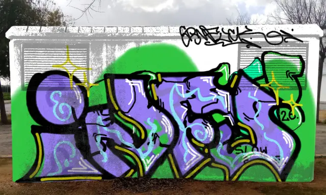 Graffiti artwork by infu