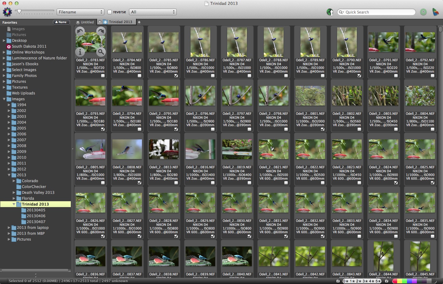 Photo Mechanic culling software