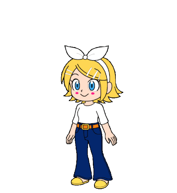 Kagamine Rin SMB new style dancing.gif