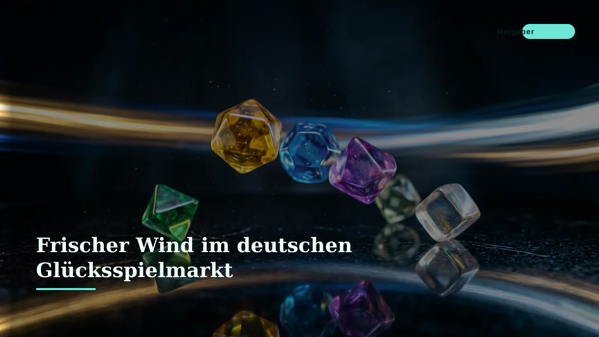 Frischer Wind im deutschen Glücksspielmarkt