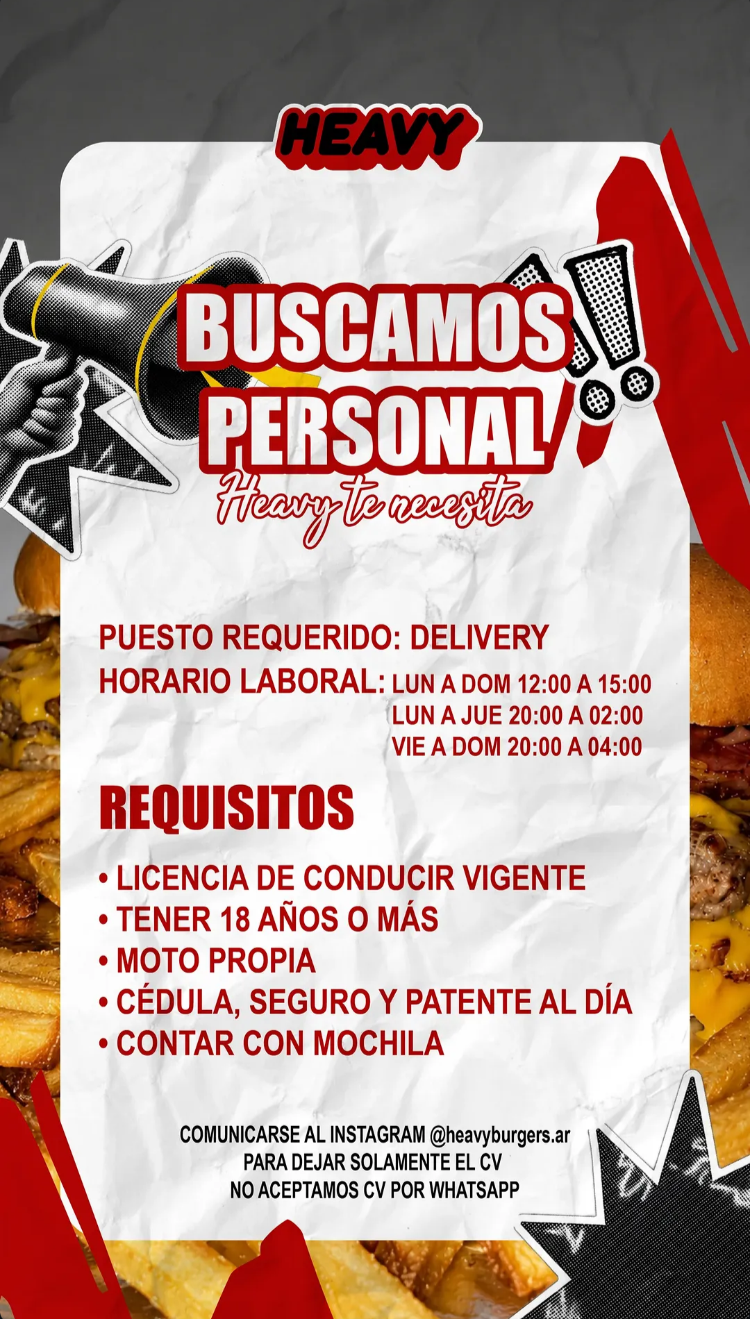 Buscamos Personal para Hacer Delivery en Posadas