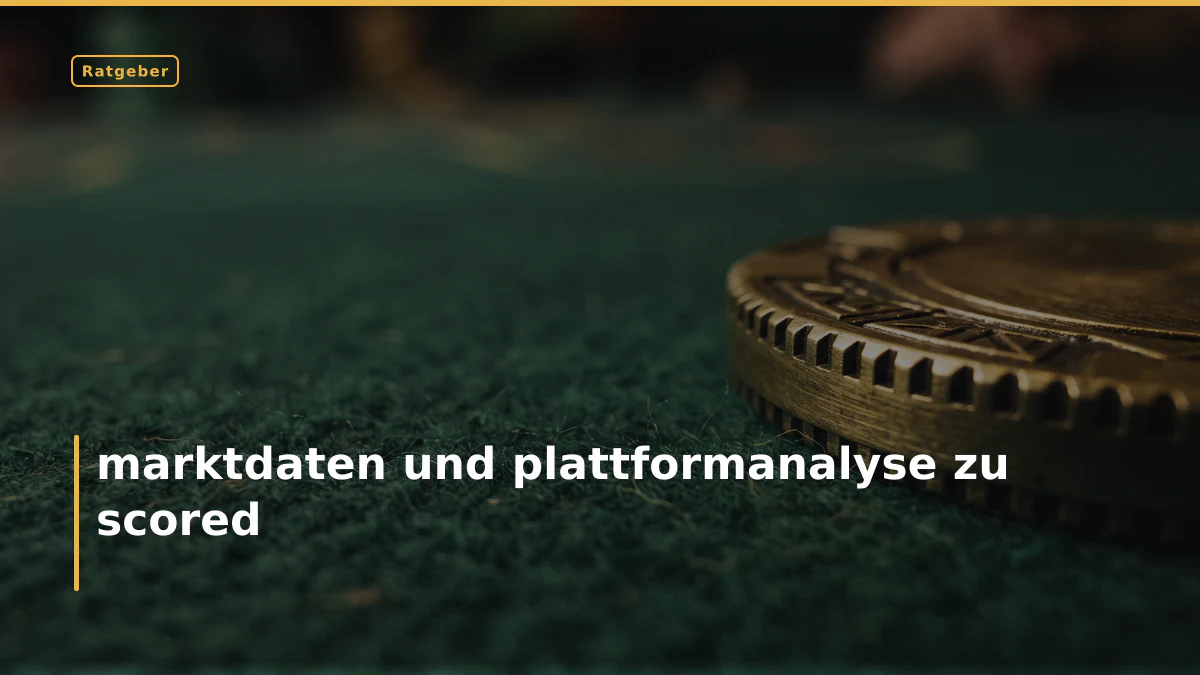 marktdaten und plattformanalyse zu scored