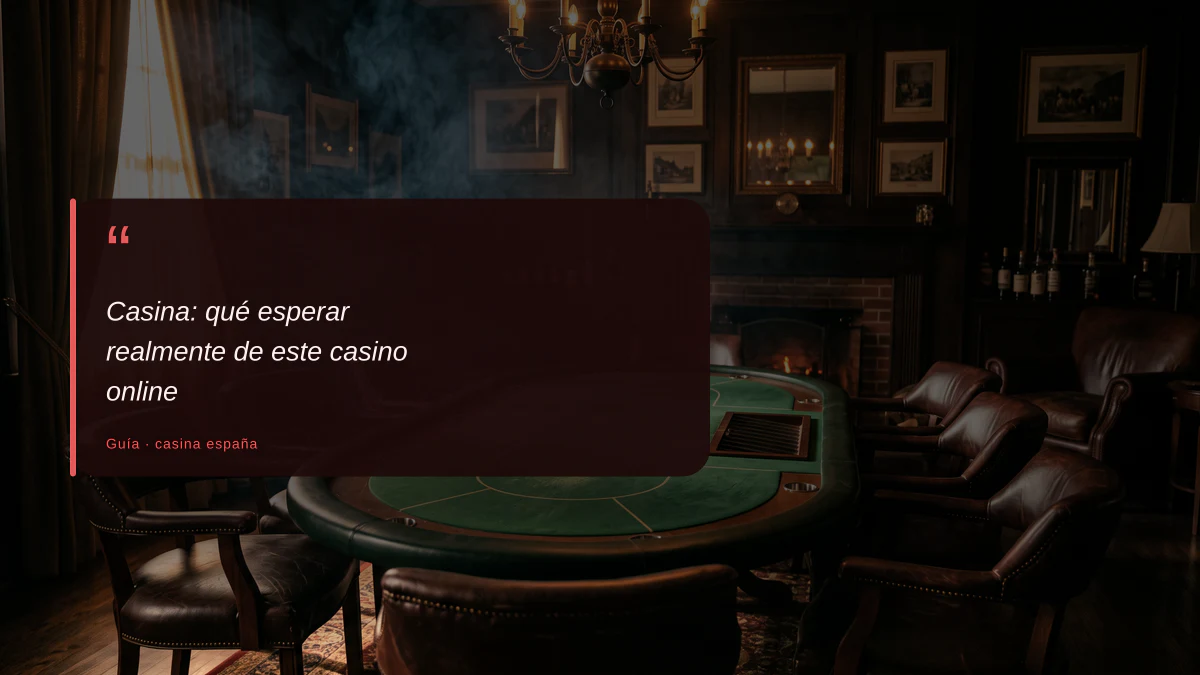 Casina: qué esperar realmente de este casino online