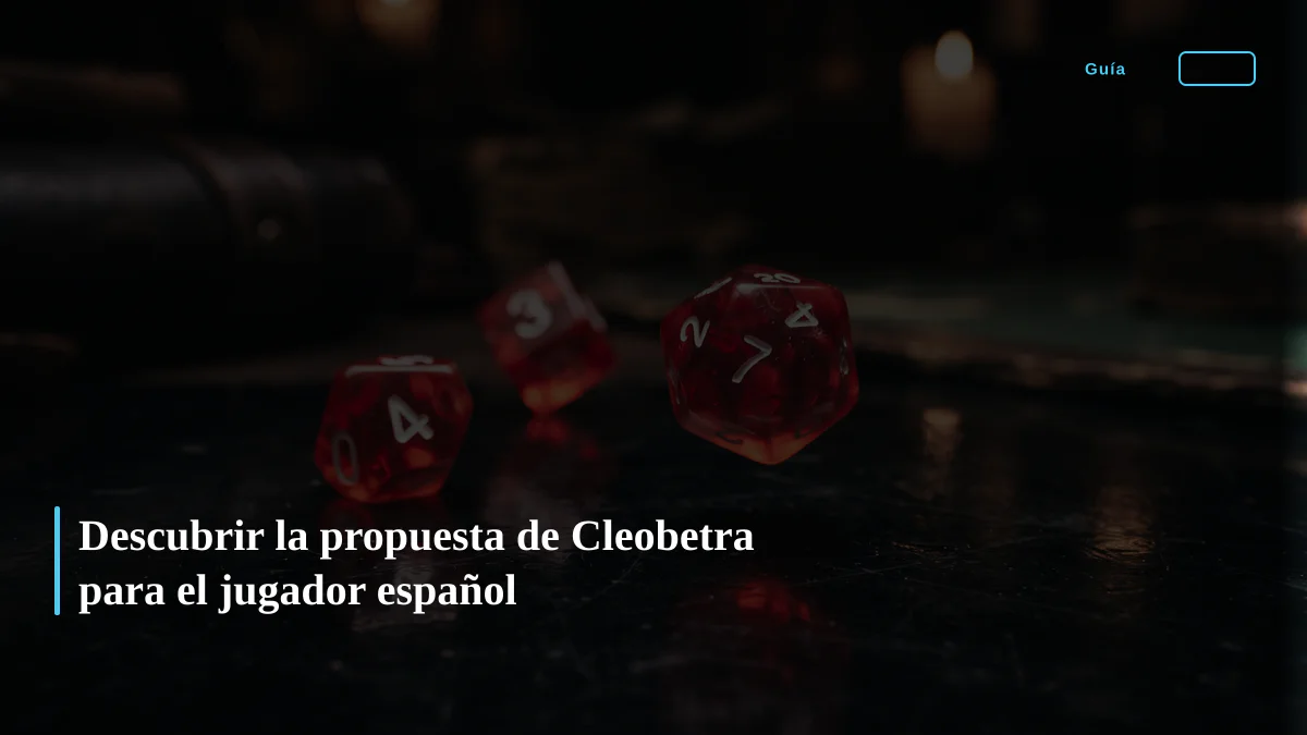 Descubrir la propuesta de Cleobetra para el jugador español