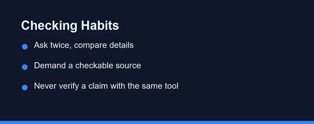 Checking Habits
