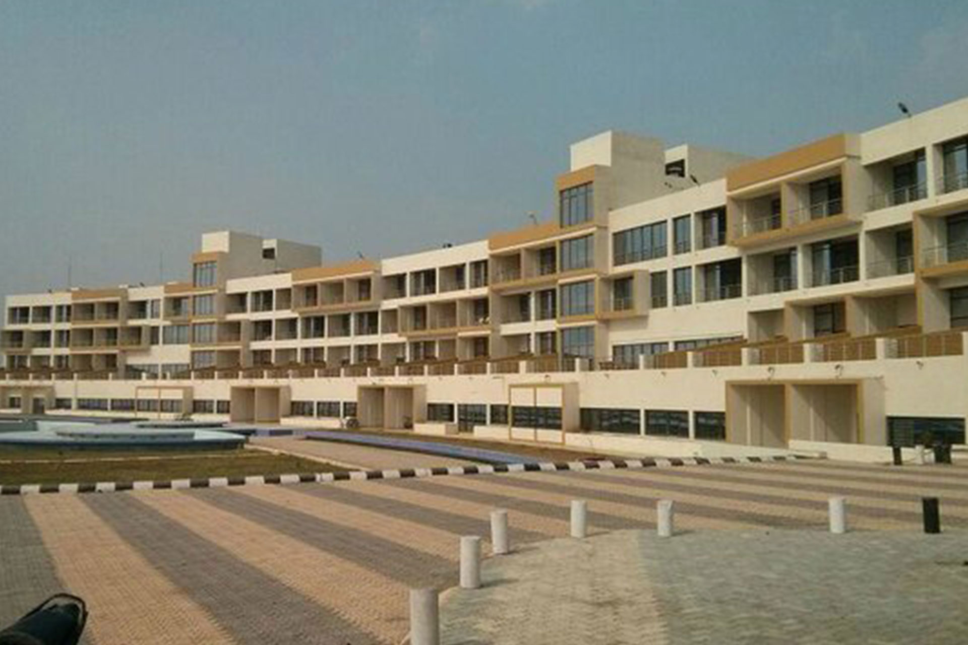 Shree Sagar Darshan guest house property view, Somnath