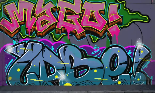 Graffiti artwork by mago
