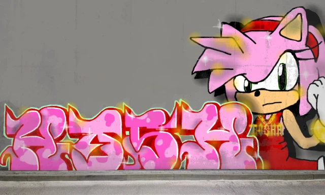 Graffiti artwork by hosha