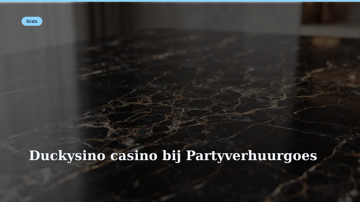 Duckysino casino bij Partyverhuurgoes