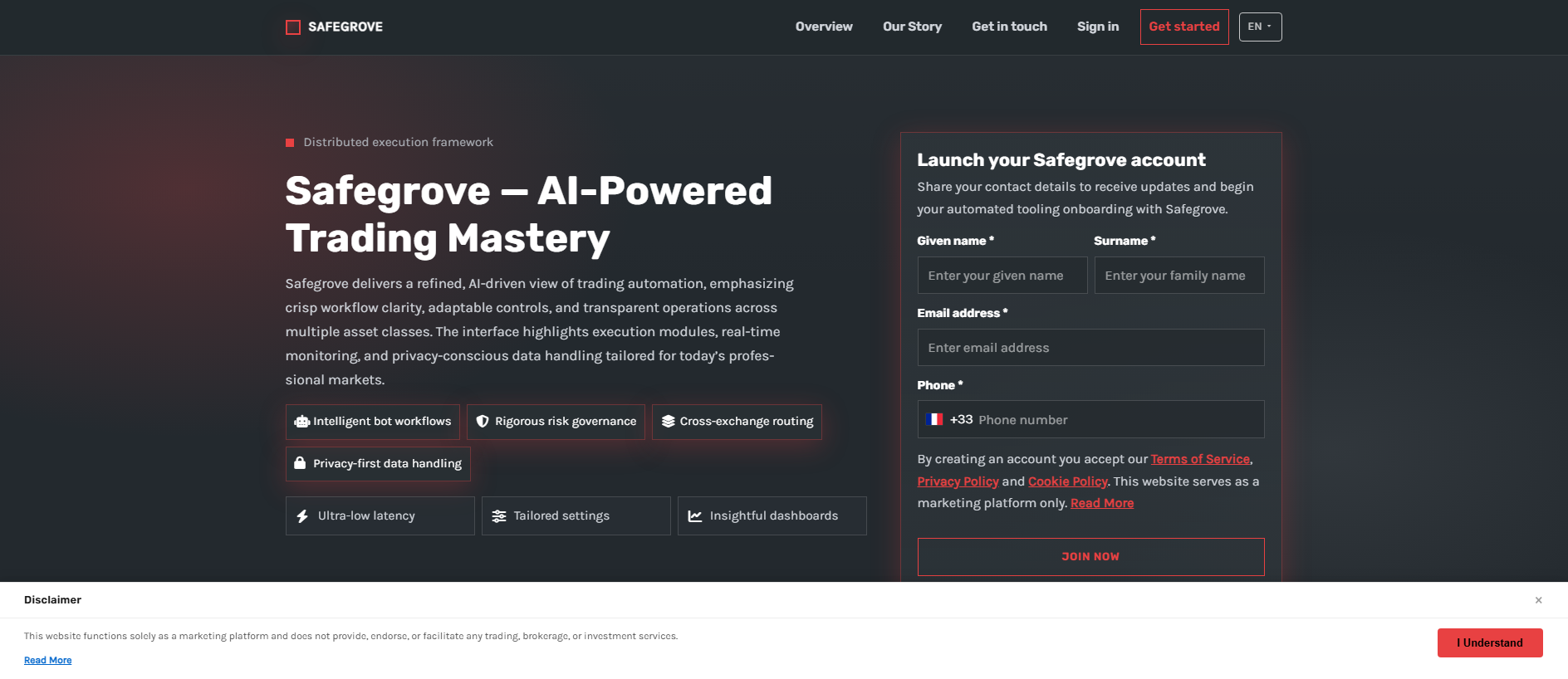 Stored capture of safegroveplatform.shop