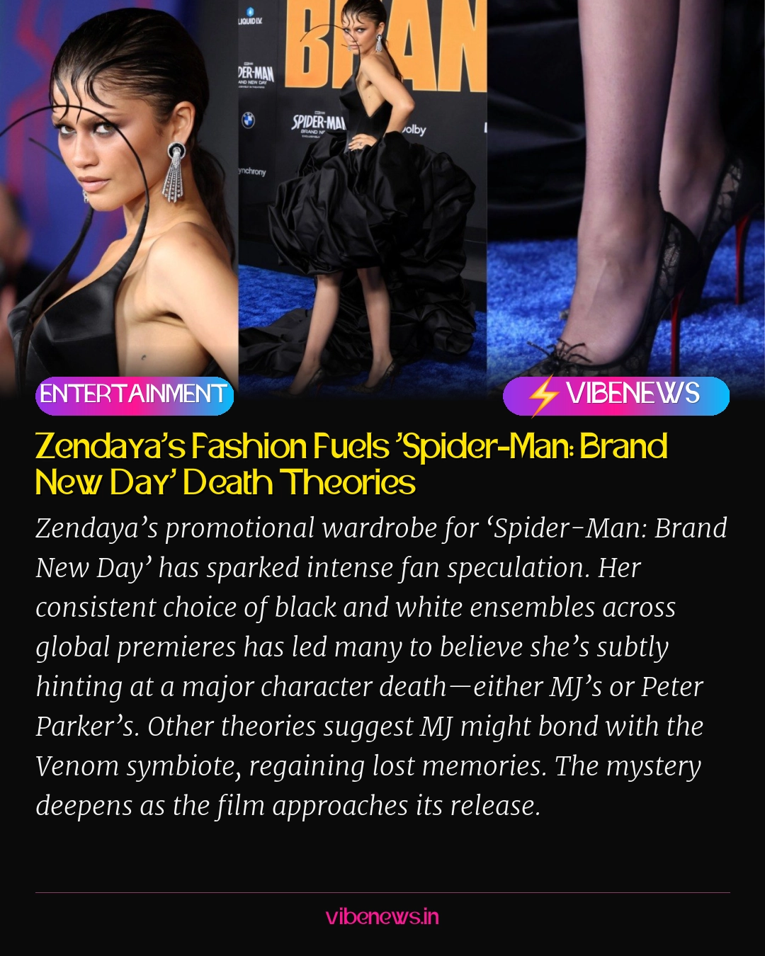 Zendaya’s Fashion Fuels ‘Spider-Man: Brand New Day’ Death Theories