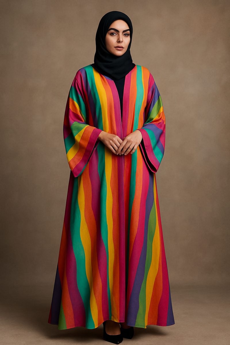 عباية ملونة فخمة موضة 2026