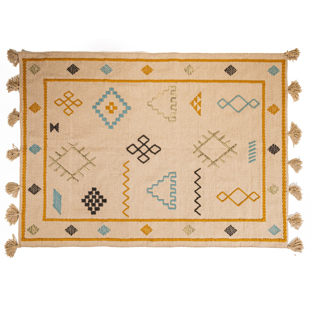 L-008 Area Handmade Cotton Rug
