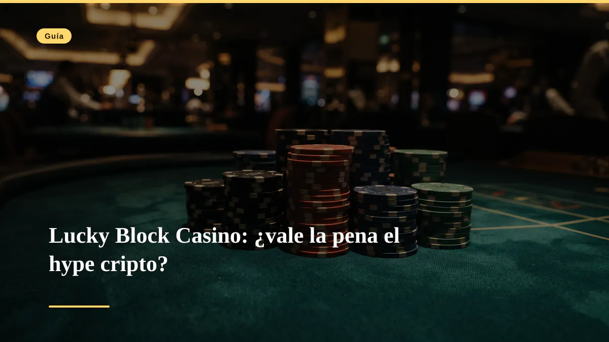 Lucky Block Casino: ¿vale la pena el hype cripto?