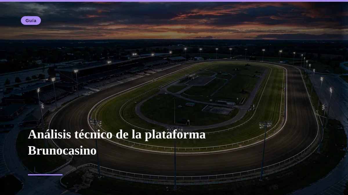 Análisis técnico de la plataforma Brunocasino