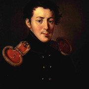 Портрет штабс капитана Ивана Васильевича Алымова 1819