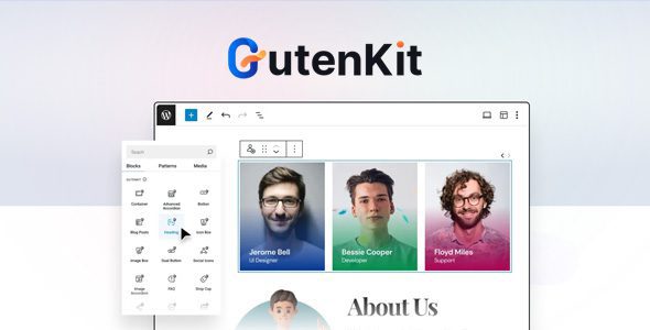 Download GutenKit Blocks Pro 2.3.9 – Ultimate Visual Page Builder for Gutenberg Blocks