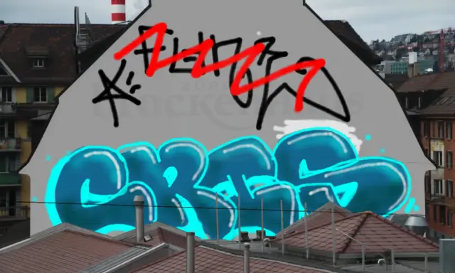 Graffiti artwork by CRISE