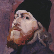 Голова монаха (Портрет протодьякона М К Холмогорова) 1914