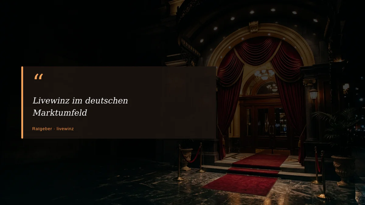 Livewinz im deutschen Marktumfeld