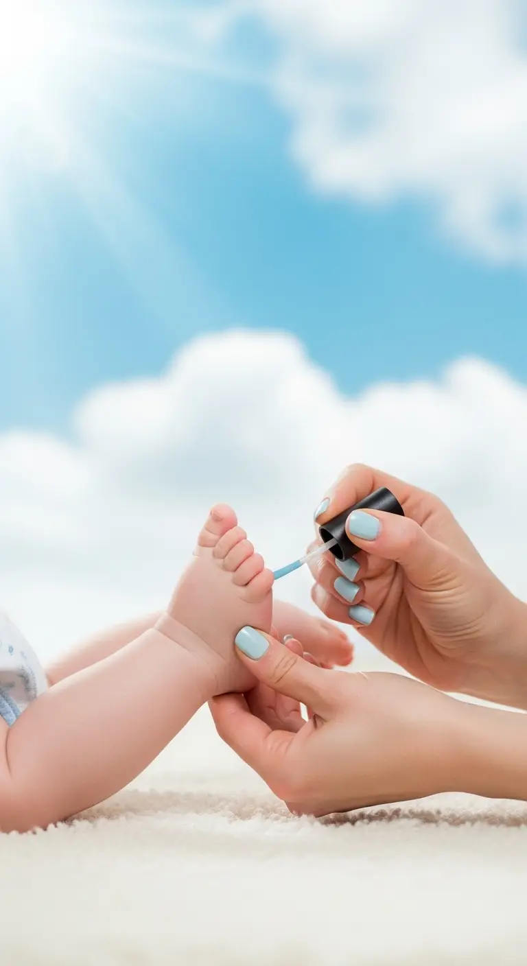 Baby Blue Sky Pedicure